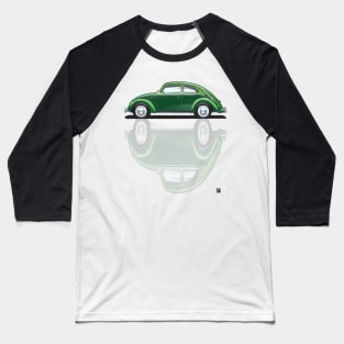 Geo3Doodles Green Gub Reflect Doodle Baseball T-Shirt